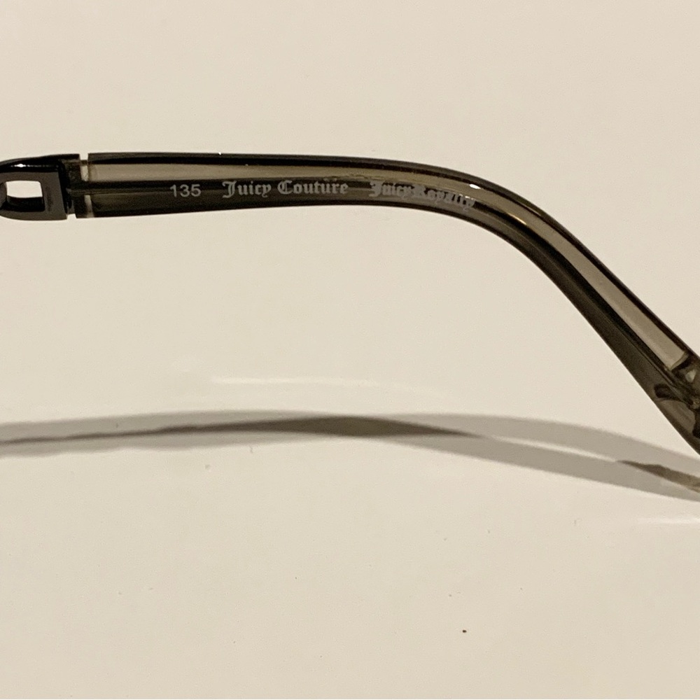 Juicy Couture Designer Aviator Sunglasses Purple Gun Metal Silver w/ Case OBO - Picture 7 of 10